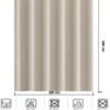 550x602-2.jpg Unyqoos® Waterafstotend textiel douchegordijn in beige linnenlook voor badkamer