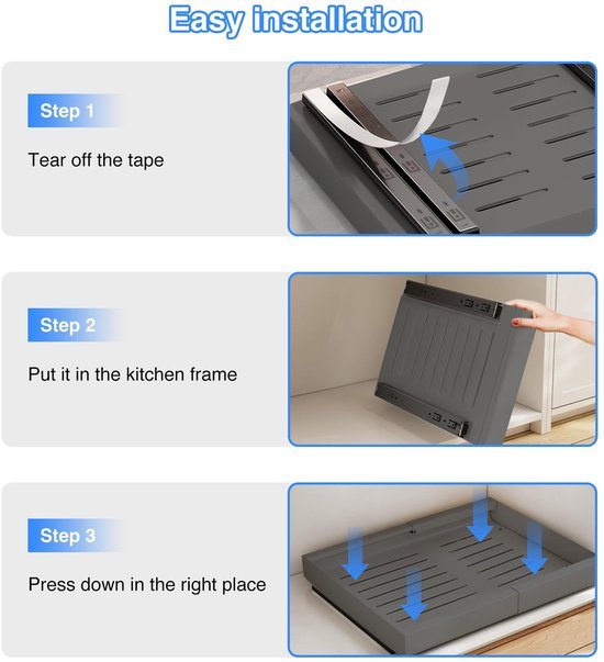 550x603-39.jpg Unyqoos® Verstelbare en Uittrekbare Kastorganizer voor Keuken en Badkameropslag