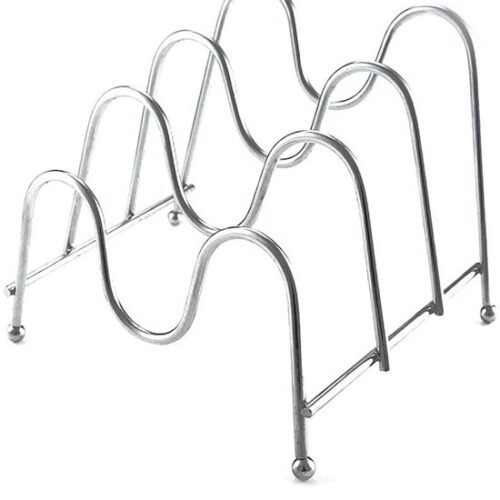 Unyqoos® Drielaagse metalen houder voor deksels en snijplanken in de keuken