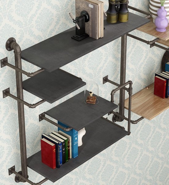 Unyqoos® Donkergrijze Zelfklevende Meubelfolie voor Industrieel Design en Decoratieve Toepassingen