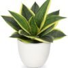 Unyqoos® Kunstmatige Sansevieria Plant voor Stijlvolle Thuis- en Kantoorinrichting