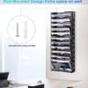 Unyqoos® Metalen wandorganizer met 12 vakken voor documenten en tijdschriften