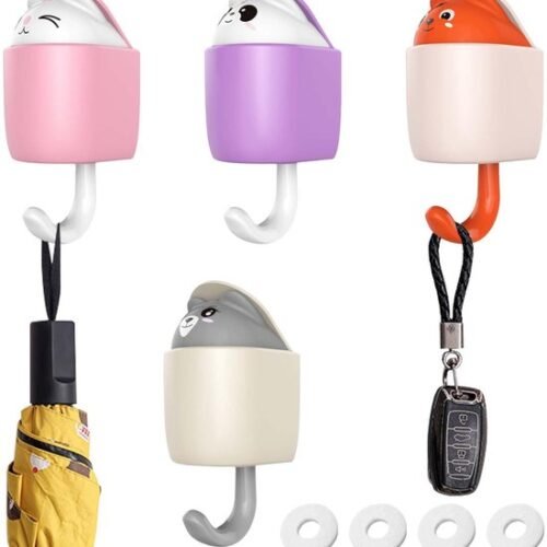 550x604-60.jpg Unyqoos® Set van vier speelse haken met aromatherapie voor veelzijdig gebruik
