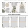 550x604-61.jpg Unyqoos® Set van drie abstracte bohemien canvas schilderijen met lijst voor wanddecoratie 90 x 40 cm