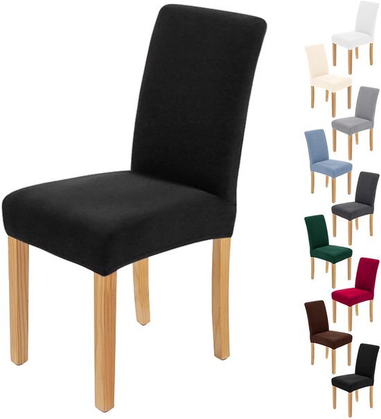 Unyqoos® Stretchbare en Wasbare Stoelhoezen Set van 6 voor Diverse Gebruiken en Bescherming