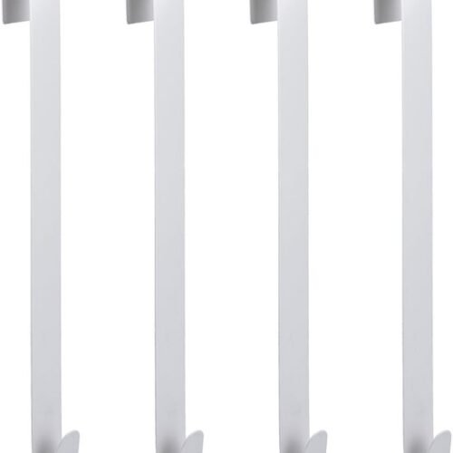 550x605-15.jpg Unyqoos® Set van 4 multifunctionele witte haken voor deur en raamoplossingen