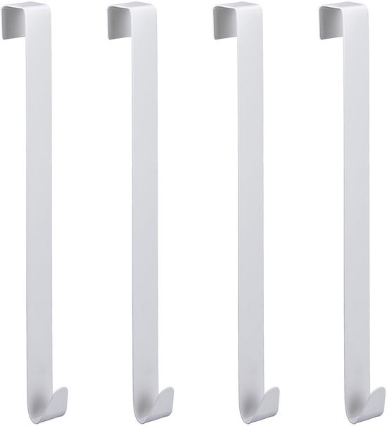 550x605-15.jpg Unyqoos® Set van 4 multifunctionele witte haken voor deur en raamoplossingen