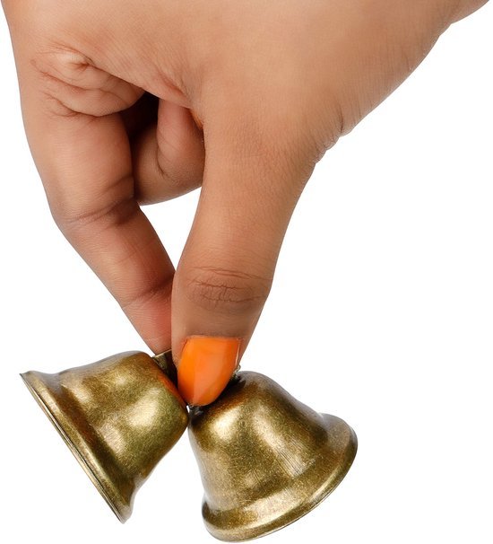 Unyqoos ® Klassieke Decoratieve Bronzen Klokjes voor Creatieve Ambachten en Evenementdecoraties