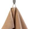 Unyqoos® Luxueuze Set van 2 Zachte Badhanddoeken in Honingperzik en Beige, 100% Katoen, Made in Portugal
