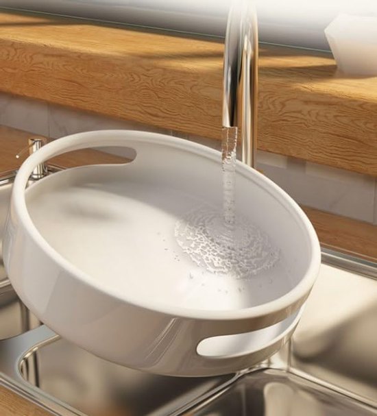 Unyqoos® Handige 360 graden draaibare keukendienblad met antislip en hoge rand
