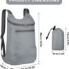 Unyqoos® Opvouwbare en ultralichte rugzak voor outdoor activiteiten en reizen