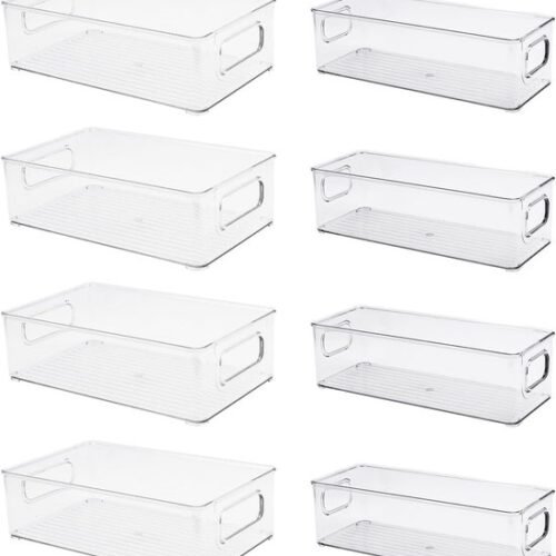 550x608-15.jpg Unyqoos® Transparante stapelbare opbergdozen set voor koelkast en kastorganisatie