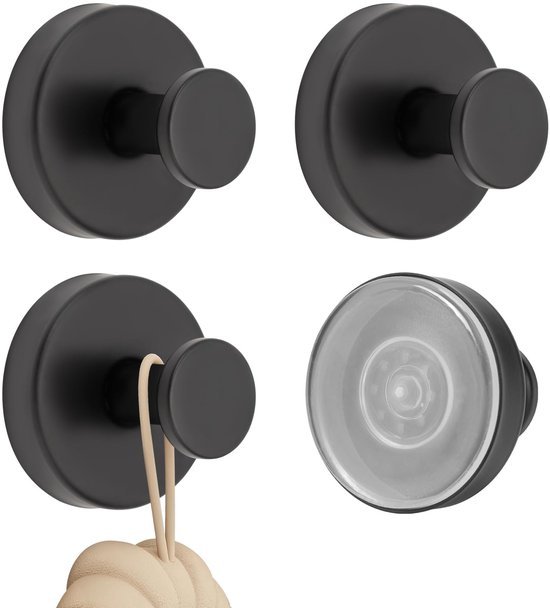 550x608-17.jpg Unyqoos® Set van vier herbruikbare en sterke zuignaphaken voor badkamer en keuken