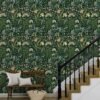 Unyqoos® Waterdicht zelfklevend bloemenbehang voor stijlvolle wanddecoratie