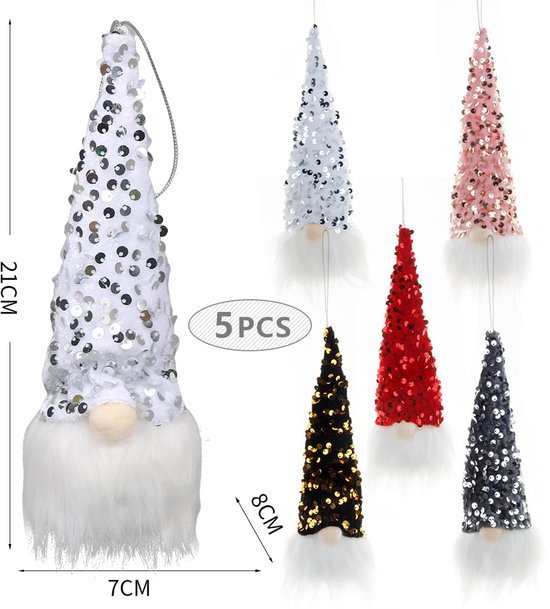 550x609-13.jpg Unyqoos® Set van vijf verlichte kerstkabouters voor feestelijke binnenhuisdecoratie