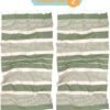 Unyqoos® Set van 2 Luxe en Absorberende Strand- en Saunahanddoeken van 100% Katoen met Elegante Franjes