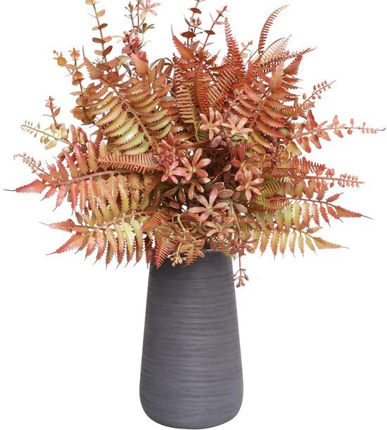 Unyqoos ® Kunstmatige Groene Mix van Diverse Decoratieve Plantenstelen voor Binnen en Buiten