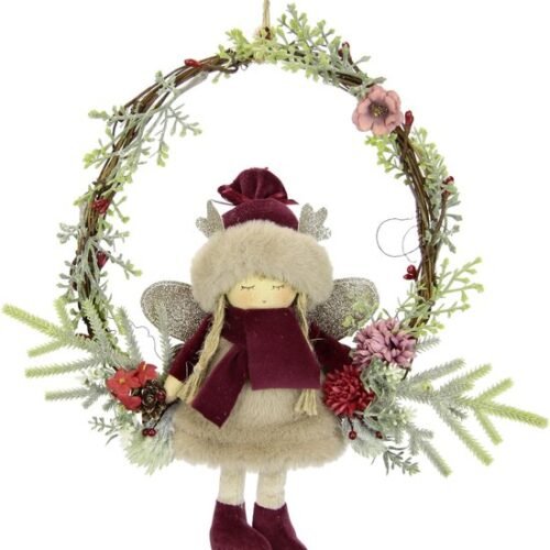 550x611-21.jpg Unyqoos® Sfeervolle rotan krans met dennentakken en kerstdecoraties voor binnen