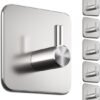 550x611-24.jpg Unyqoos® Set van 6 Zelfklevende Roestvrijstalen Haken voor Badkamer en Meer