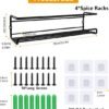 550x612-17.jpg Unyqoos® Ruimtebesparende kruidenorganizer met vier niveaus voor keuken en kantoor