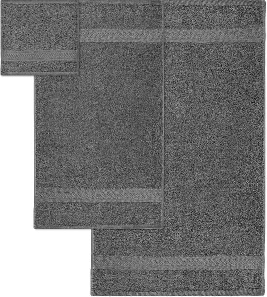 Unyqoos® Luxueuze 6-delige Handdoekenset van Hoogwaardige Kwaliteit met Superieure Absorptie en Zachtheid voor Dagelijks Gebruik