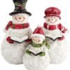 Unyqoos® Charmant decoratief sneeuwpopfiguur voor sfeervolle winterdecoratie