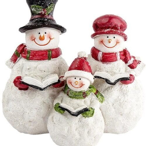Unyqoos® Charmant decoratief sneeuwpopfiguur voor sfeervolle winterdecoratie