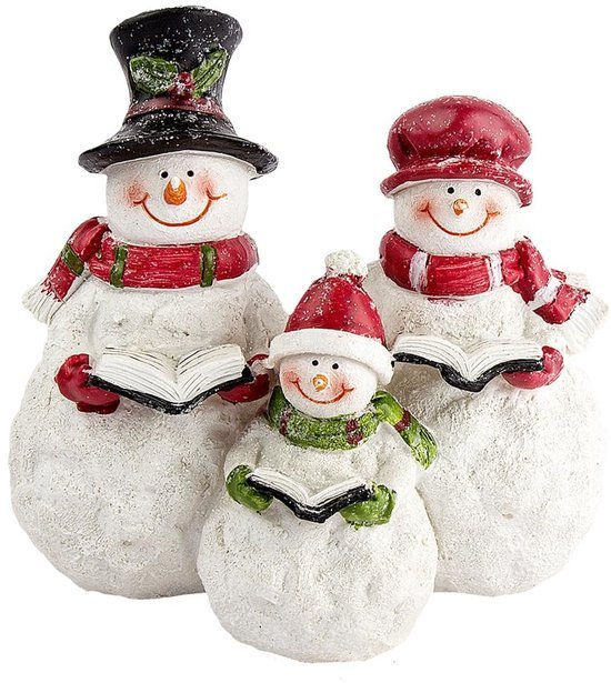 Unyqoos® Charmant decoratief sneeuwpopfiguur voor sfeervolle winterdecoratie