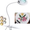 Unyqoos® Flexibele LED-vergrootlamp met 10-voudige vergroting en verstelbare zwanenhals