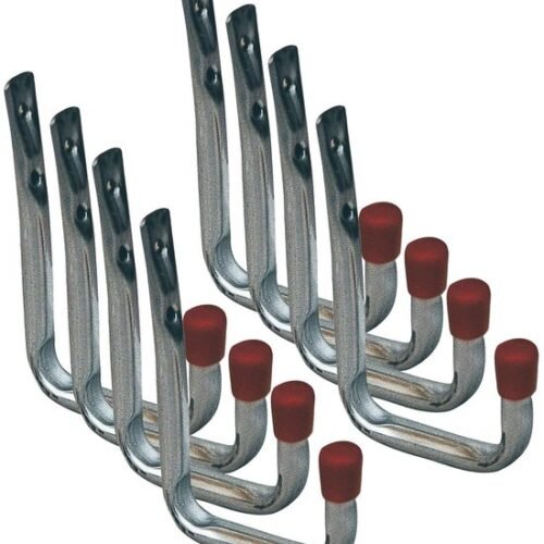 Unyqoos® Set van 8 multifunctionele U-vorm wandhaken voor diverse toepassingen