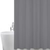 550x617-7.jpg Unyqoos® Waterbestendig douchegordijn met haken in antracietgrijs polyester