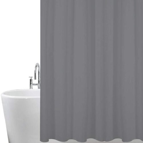 550x617-7.jpg Unyqoos® Waterbestendig douchegordijn met haken in antracietgrijs polyester