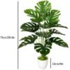 Unyqoos® Grote decoratieve kunstplant in pot voor interieur en exterieur gebruik