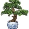 Unyqoos® Levensechte kunstbonsai met keramische pot voor stijlvolle interieurdecoratie