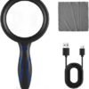 Unyqoos® Handige leesloep met LED-verlichting en USB-oplaadbare functie voor dagelijks gebruik