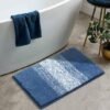 Unyqoos® Super Zachte Hoogpolige Microvezel Badmat met Antislip en Machinewasbaarheid, 50 x 80 cm
