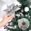 Unyqoos® Glitterende kunstbloemen voor feestelijke kerst- en bruiloftsdecoratie