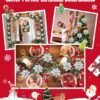 Unyqoos® Glitterende kunstbloemen voor feestelijke kerst- en bruiloftsdecoratie