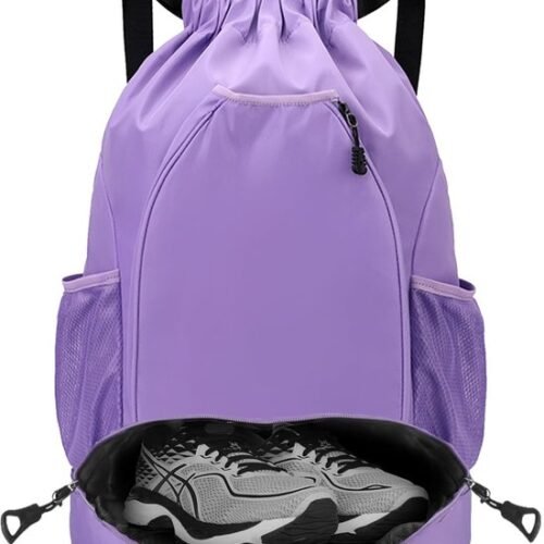 550x619-11.jpg Unyqoos® Ruime en Waterbestendige Sporttas met Kordel voor Tennis en Fitness Reizen