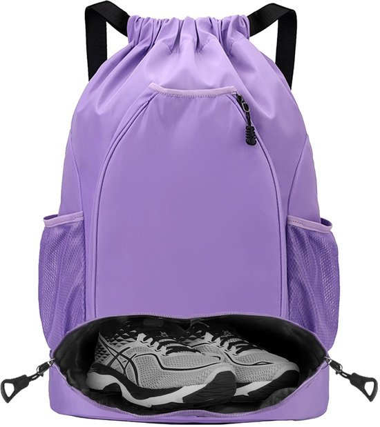 550x619-11.jpg Unyqoos® Ruime en Waterbestendige Sporttas met Kordel voor Tennis en Fitness Reizen