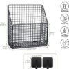 550x619-9.jpg Unyqoos® Opvouwbare metalen opbergmand met zelfklevende haken voor veelzijdig gebruik