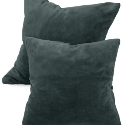 550x622-10.jpg Unyqoos® Set van 2 Zachte Fleece Kussenslopen in Antraciet van 50 x 50 cm
