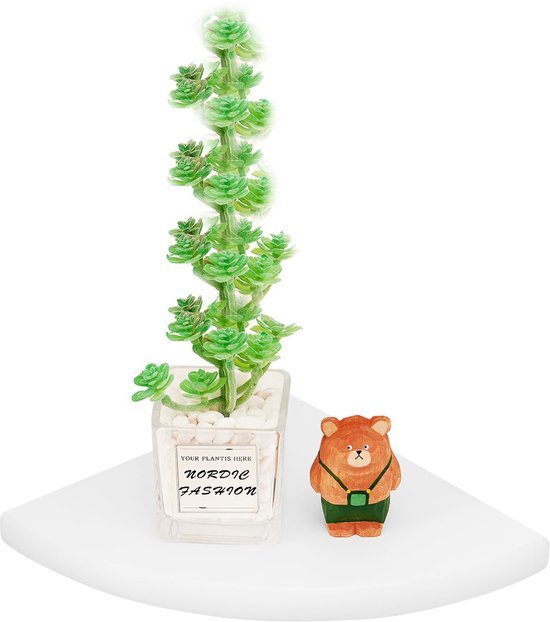 Unyqoos® Elegant en Functioneel Massief Eiken Hoekrek voor Diverse Ruimtes