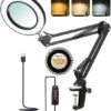 Unyqoos® Flexibele led-loeplamp met 10x vergroting en verstelbare lichtinstellingen