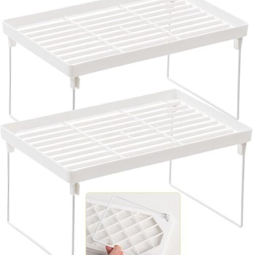 550x623-26.jpg Unyqoos® Stapelbare keukenorganizer set van 2 voor efficiënte opbergruimte in huis