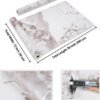 Unyqoos® Stijlvolle Onyx Witte Marmerfolie voor Interieurdecoratie en Makkelijk Onderhoud
