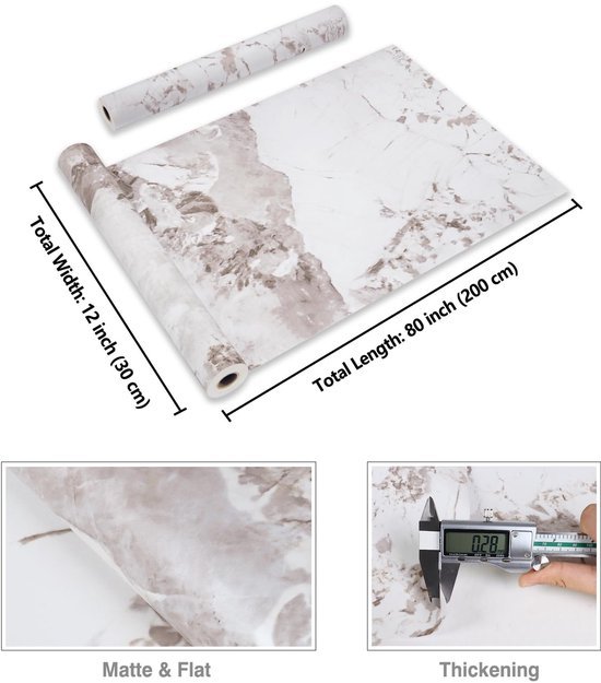 Unyqoos® Stijlvolle Onyx Witte Marmerfolie voor Interieurdecoratie en Makkelijk Onderhoud