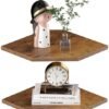 550x627-15.jpg Unyqoos® Set van 2 zwevende hoekplanken met draadgat voor wanddecoratie