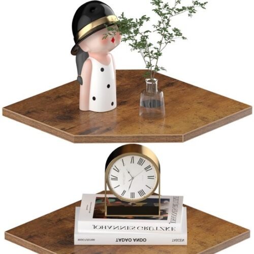 550x627-15.jpg Unyqoos® Set van 2 zwevende hoekplanken met draadgat voor wanddecoratie