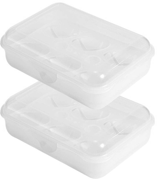 Unyqoos® Handige draagbare eierdoos voor veilig transport en opslag van eieren